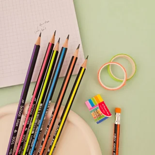 مداد مشکی ای اف اسکول مکس مدل 3001